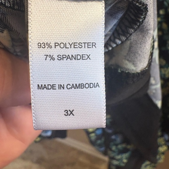 NWOT Cuddl Duds Plus Size Floral Short Sleeve Pajama Set Women’s 3X - Picture 11 of 11